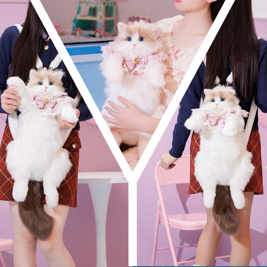 Plushy Cat Backpack