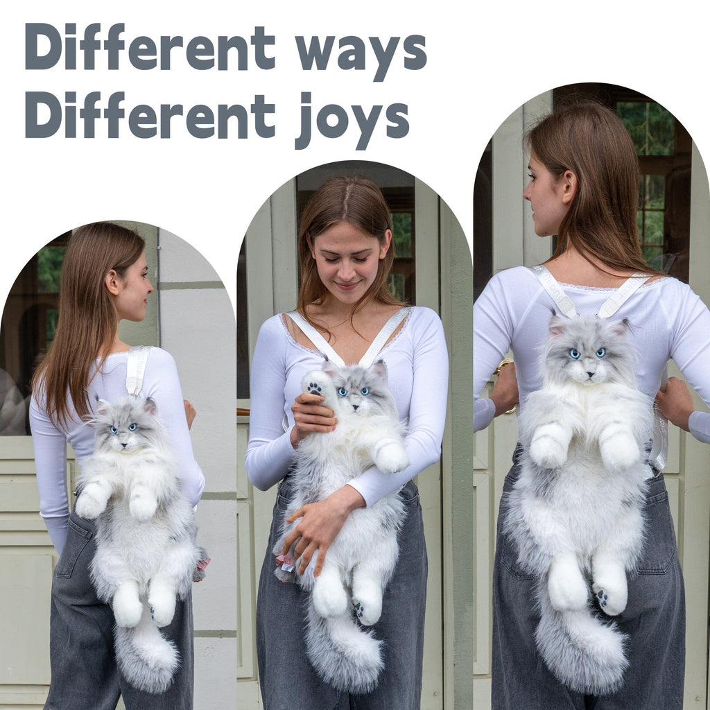 Silver Maine Coon Backpack