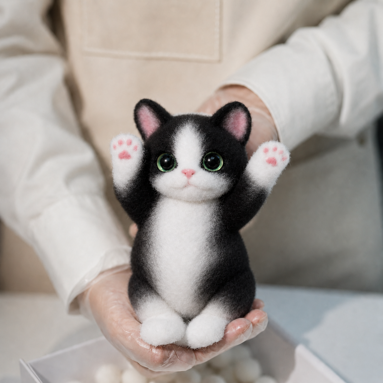 Raising Paw Squishy Cat